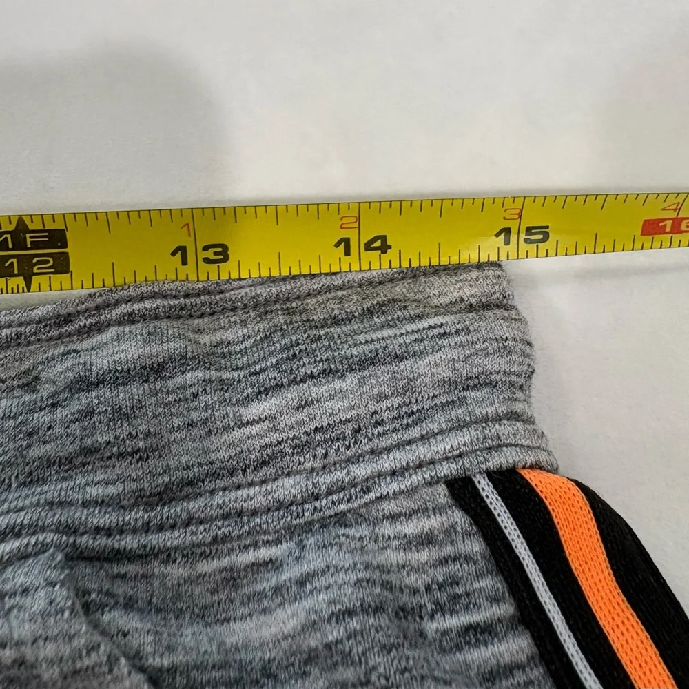 Gray PINK Victoria's‎ Secret Jogger Pants with Orange Accents size Medium